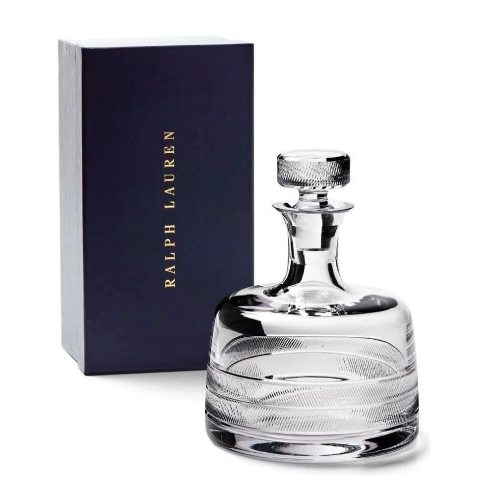 New Ralph Lauren Home Remy Crystal Decanter
